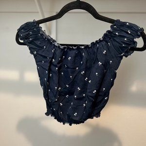 Brandy Melville Palm Tree Blouse